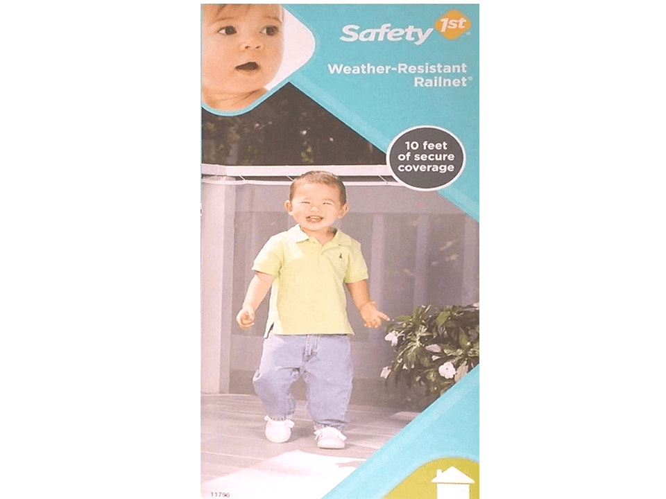 Safety 1st Railnet 10ft: Great for indoor balconies or outdoor decks - 11796 ebuystt