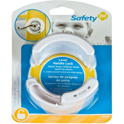 Safety 1st Lever Handle Lock: Help keep your little explorer in areas of your home with a handle toggle closure - 48400