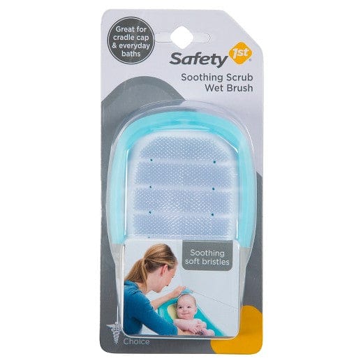 Safety 1st Soothing Scrub Brush: This cradle cap brush will help you gently remove flaking skin from your baby's scalp - IH334