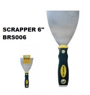 Brown's Durable, Easy To Use, Hand Held Scrapper, 6 Inch, Perfect for DIYer's and Professionals MEGA