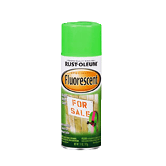 Rust-Oleum Specialty Fluorescent Spray Paint, Adds Vibrant Colour, Creates High Visibility, Indoor and Outdoor, 11-Ounce. Ideal for Signs, Crafts, Toys, D.I.Y. Projects and More