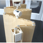 Mega Luxe PVC Accordion Folding Door, suitable for any room in your home or office, Unique Design Saves Space:- Fits opening of 36-inches wide by 80-inches high Mega
