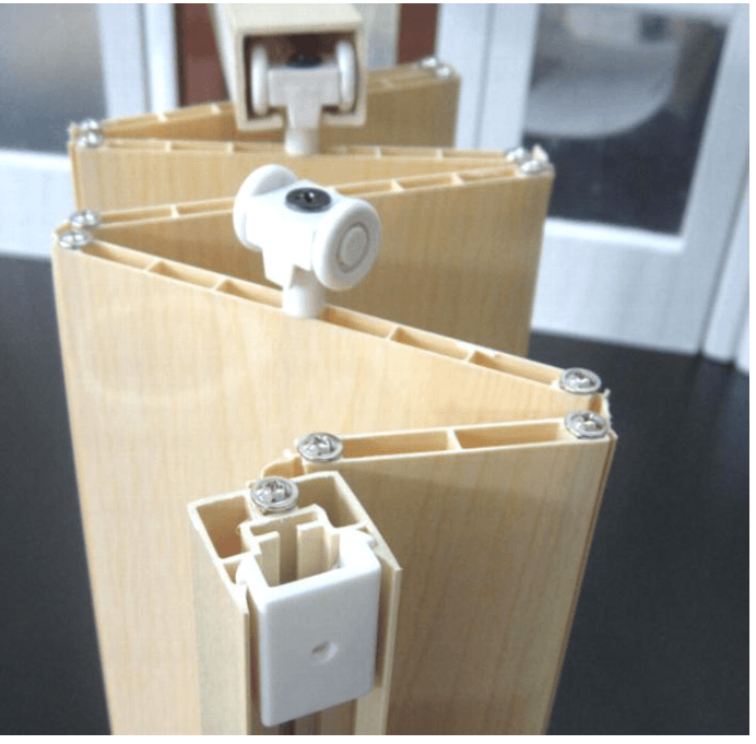 Mega Luxe PVC Accordion Folding Door, suitable for any room in your home or office, Unique Design Saves Space:- Fits opening of 36-inches wide by 80-inches high Mega