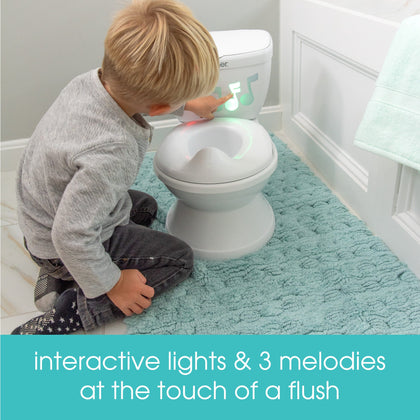 Summer My Size Potty With Lights & Sound: The interactive toilet handle features entertaining melodies and flush sound that sounds like the real thing - S11723