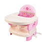 Summer Infant Deluxe Comfort Folding Booster Seat Pink Happiness: 3-point restraint system, Chair straps secure booster to chair - 13060B ebuystt