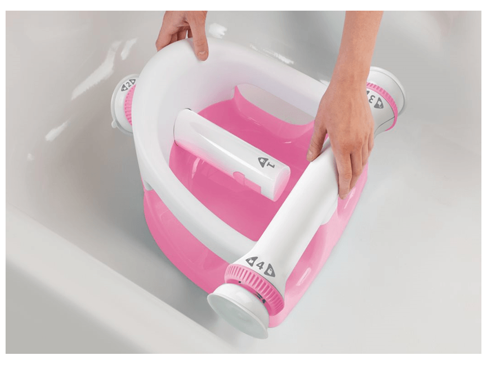 Summer My Bath Seat Assorted: provides a helping hand to parents at bath time and is perfect for increasingly mobile little ones transitioning to an adult tub - 19610