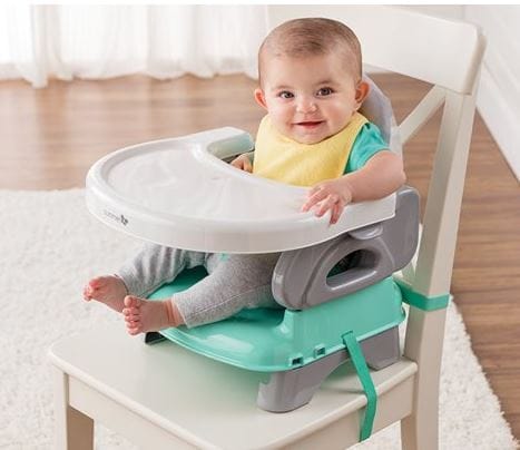 Summer Infant Deluxe Comfort Booster Seat Elephant Love, Convenient, Comfortable Solution for eating in-home or on-the-go - 13520 ebuystt