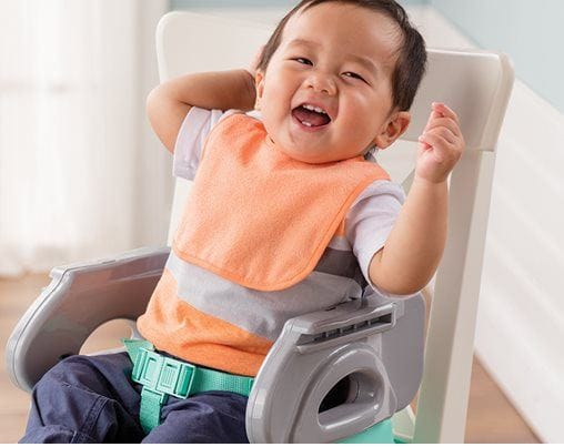 Summer Infant Deluxe Comfort Booster Seat Elephant Love, Convenient, Comfortable Solution for eating in-home or on-the-go - 13520 ebuystt
