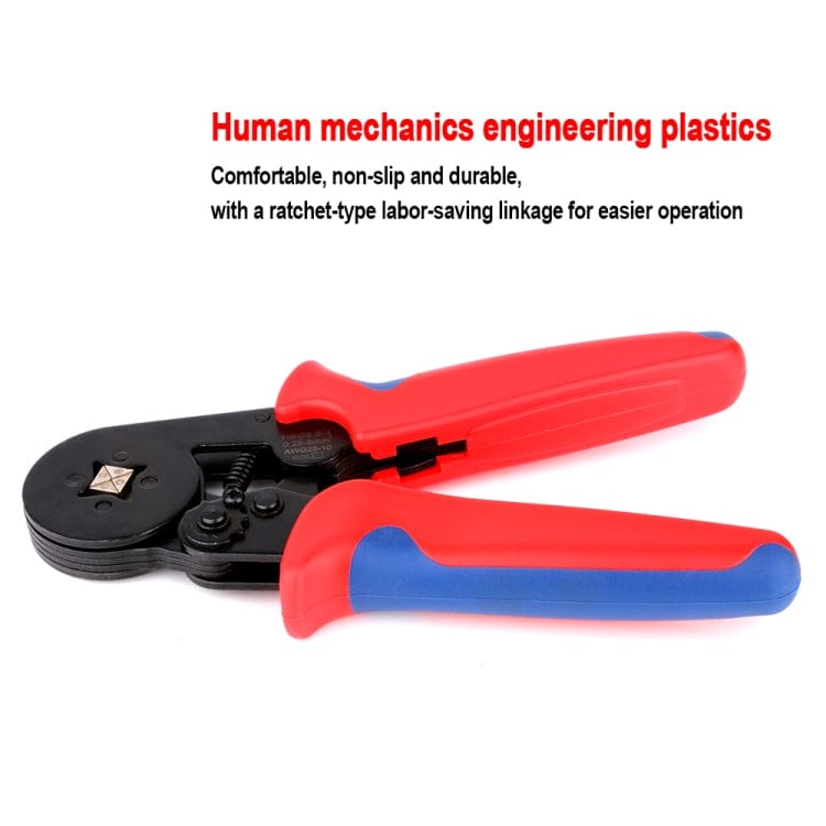 Hand Crimping Tools Latest Connection Tongs 0.25 mm Heat treated carbon steel forged pliers.Polished cutting edge for extended life.Tightly fitting mechanical jaws for efficient cutting-H5C8-6-4