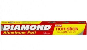 DIAMOND-ALUMINUM-FOIL-NON-STICK