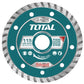 TOTAL Turbo Diamond Blade, Wet and Dry Cutting Disc 4 1/2" x 7/8" (115 X 22MM)  TAC2131153 ebuystt