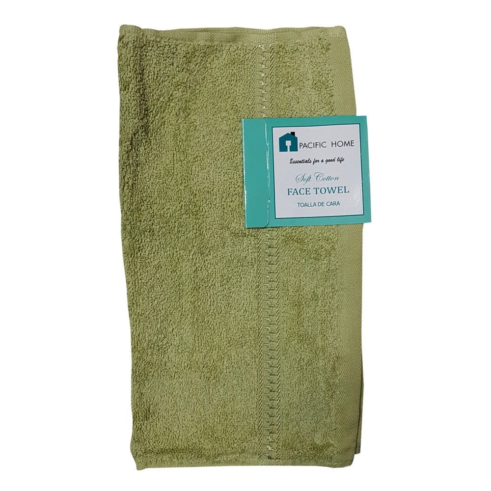 PACIFIC HOME COTTON FACE TOWEL, BROWN - TCC0193 Pie Variety