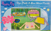 GTBW Peek A Boo Wood Puzzle 12 piece Peppa Pig Themed Puzzle, Durable and Perfectly Crafted for those little hands - TCG-12201