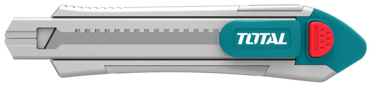 TOTAL SNAP-OFF BLADE KNIFE 178mm easily cut carton box, paper, plastic, cardboard, fabric, leather, foam sheet and crafts. (TG5121806) ebuystt