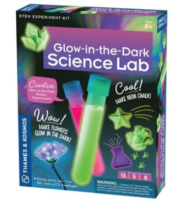 THAMES & KOSMOS  Glow In The Dark Science Lab: onduct fun and illuminating experiments with glowing substances and neon pigments with this exciting (and educational!) science kit - 550033 ebuystt