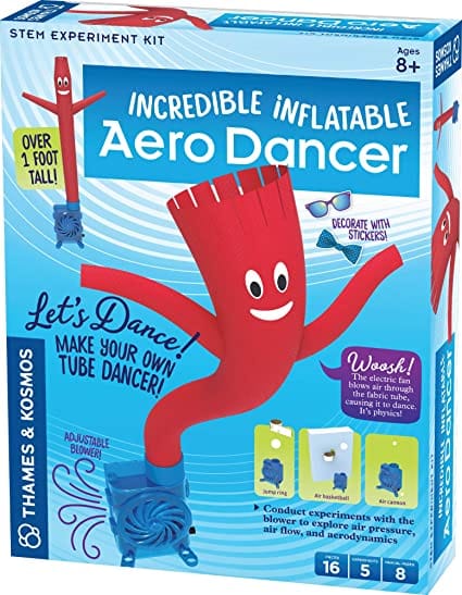 THAMES & KOSMOS  Incredible Inflatable Aero Dancer: Assemble & decorate your own inflatable tube dancer - 550035