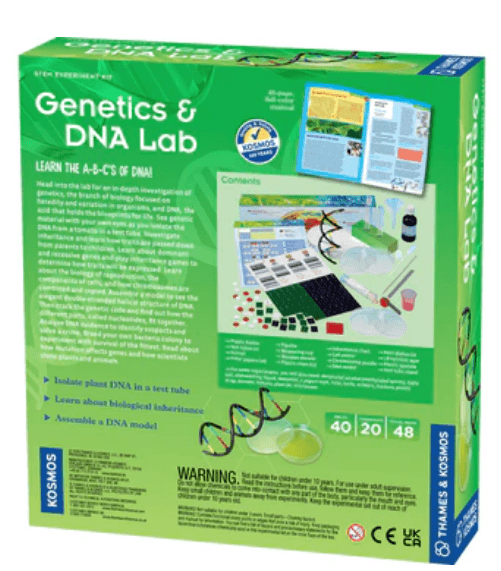 THAMES & KOSMOS Genetics & Dna Lab: Head into the lab for an in-depth investigation of genetics, the branch of biology focused on heredity - 665007