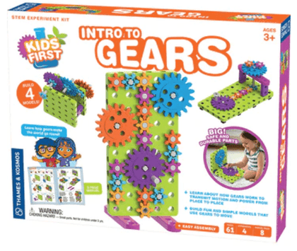 THAMES & KOSMOS Intor To Geras: Building pieces and are compatible with components from other Kids First early engineering kits - 567018