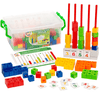 THAMES & KOSMOS  Stacking Block Abacus Math Kit With Activity Cards - 568006