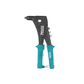 Total 10.5" Aluminium Body Hand Riveter, 4-in-1     (2.4mm, 3.2mm, 4mm, 4.8mm), Sturdy and Durable, One Hand Rivet Tool. Ideal for Metal, Plastic and Leather - THT32105 TOTAL TOOLS
