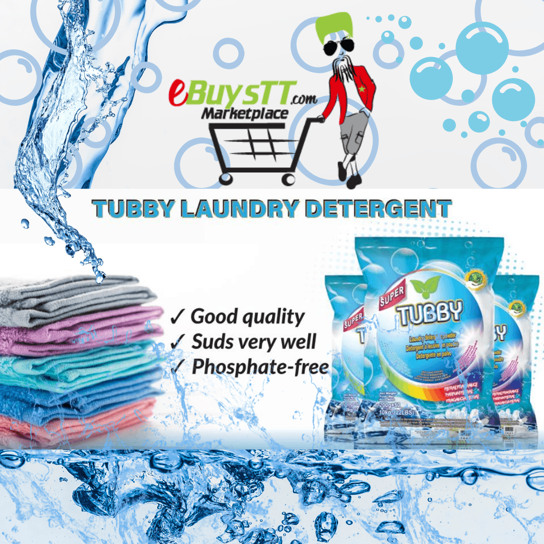 TUBBY Laundry Detergent Powder, suitable for all types of Fabric - colors, whites, delicate, wools, etc.