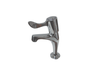 Chrome Basin Tap with High Neck, Quarter Lever Turn, 1/2