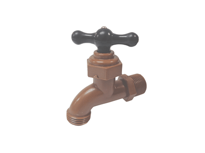 PVC Garden Tap 1/2 inch, Ideally for Outdoor, Washing Machine, Construction - 23368