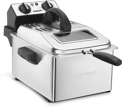 Cuisinart Deep Fryer 16 Cup Oil Capacity  lets you serve up hot and crispy deep-fried favorites  right at home- 549696