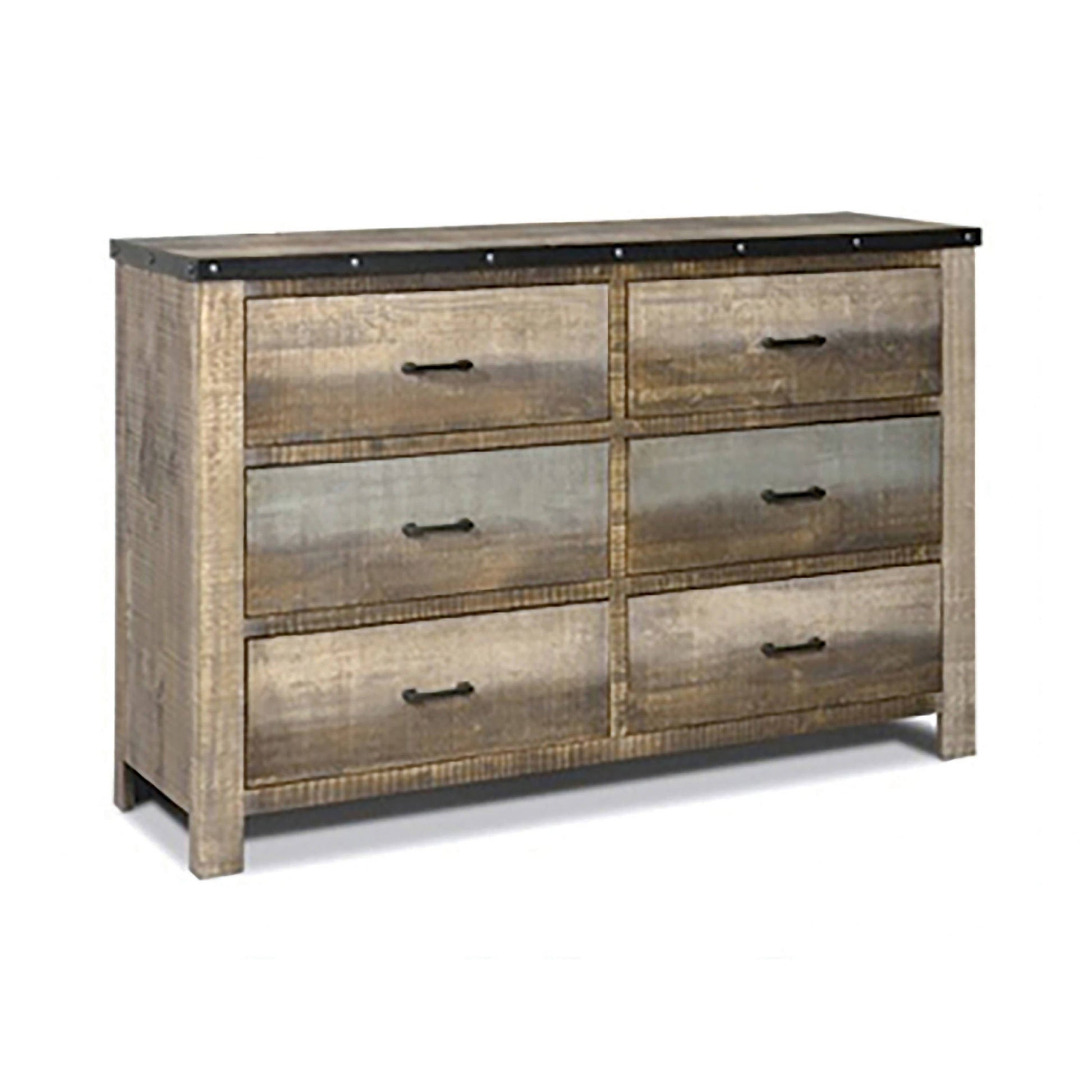 Sembene 6-Drawer Dresser Antique Multi-Color Collection: Add A Touch Of Rustic Charm To Your Bedroom Decor. This Wooden Dresser Is Finished In Pleasing Earth Tones, Giving It A Classic Look.  SKU: 205093 coastmega