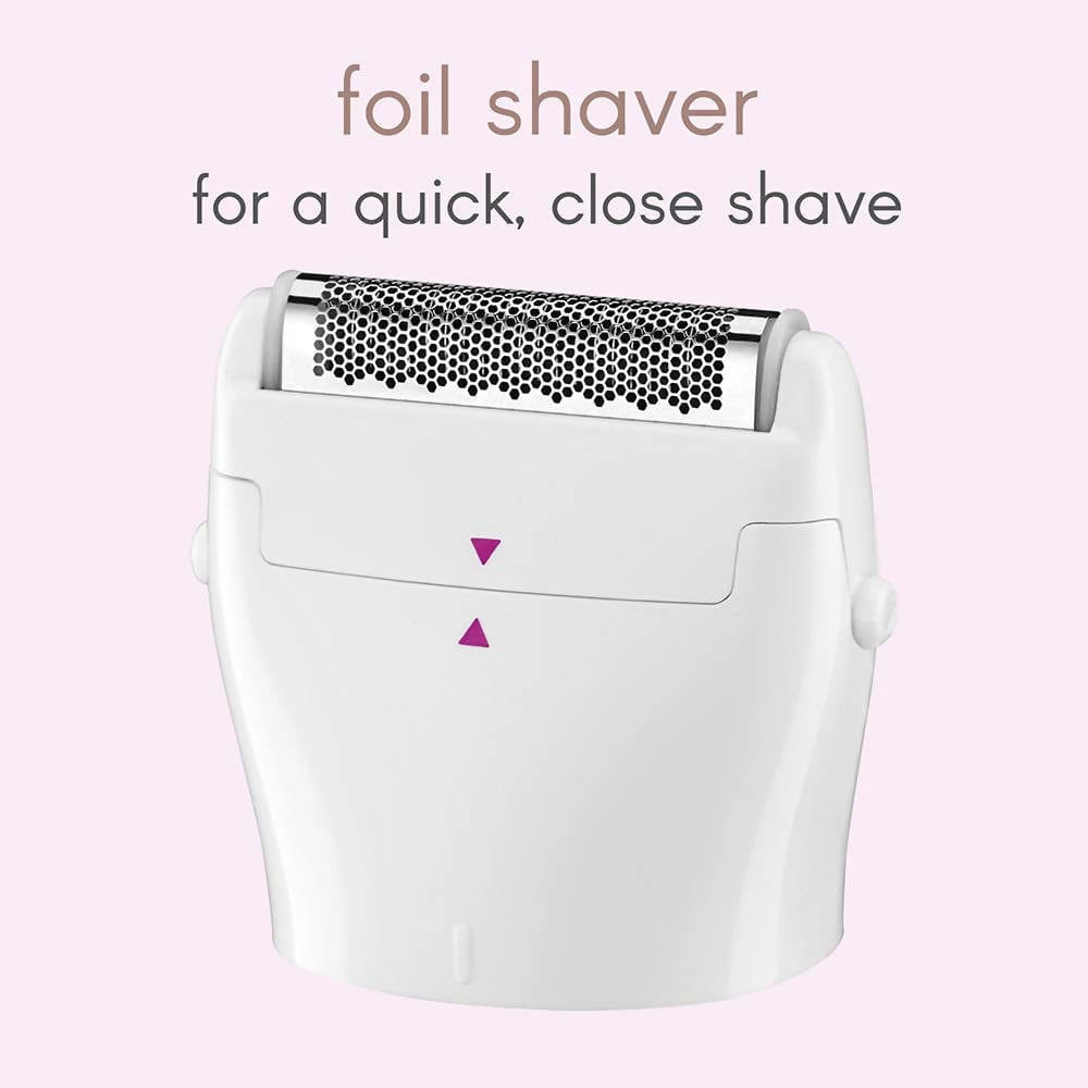 Conair Satiny Smooth All-In-One Personal Groomer this multi-purpose unit is perfect for trimming eyebrows, touching up sensitive and hard-to-reach places, and shaving legs and underarms. - LT7N Pie's Variety Store