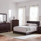 Dorian Upholstered Queen Bed Brown - 300762Q Pie's Variety Store