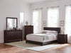 Dorian Upholstered Queen Bed Brown - 300762Q