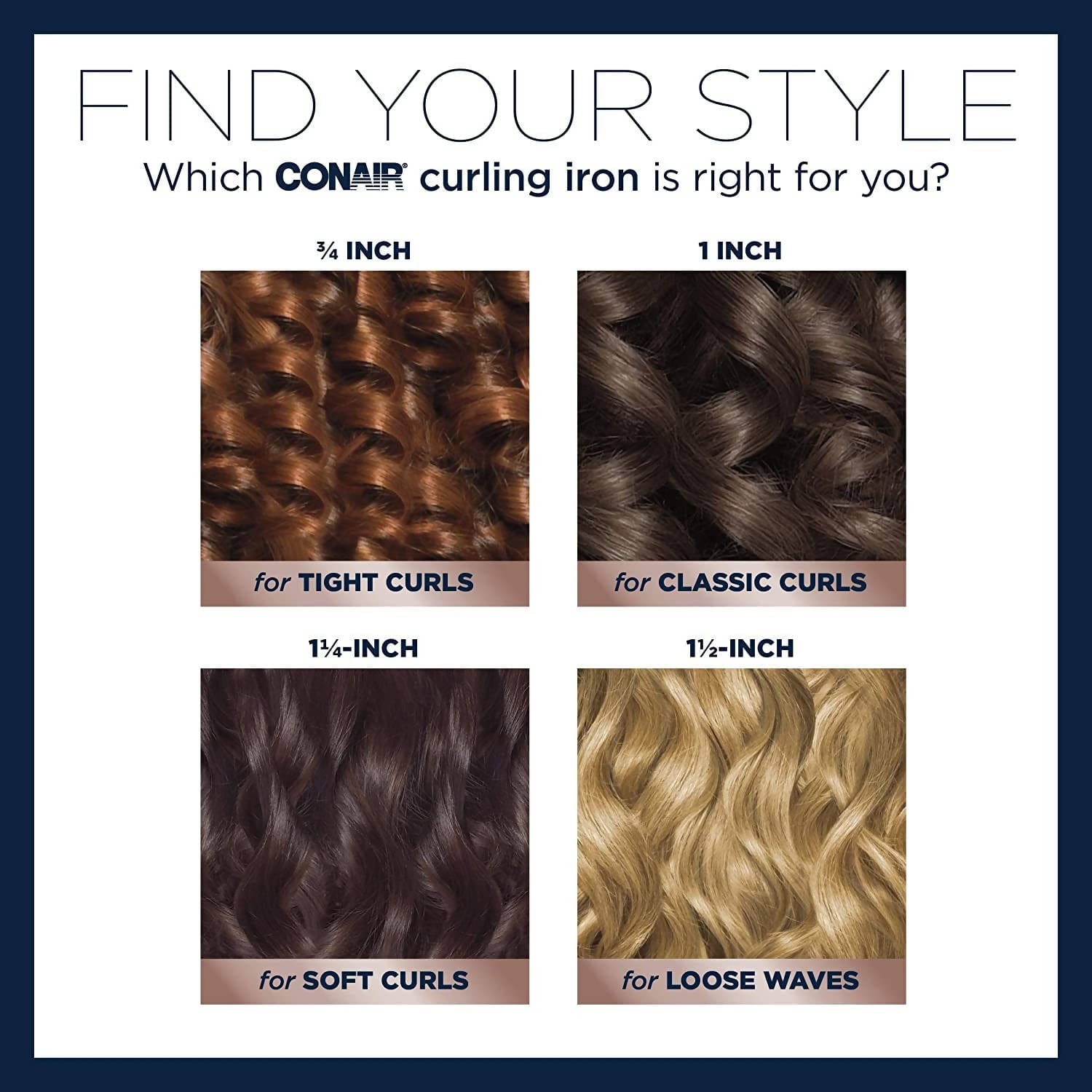 Conair Double Ceramic 3/4 inch Curling Iron (White/Rose Gold) has a higher ceramic content to deliver even heat, fast styling and long-lasting curls - C-CD700GN Pie's Variety Store