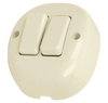 Volteck Surface Mount Duplex Switch (APSO-D). A Reliable Switch for Your Lights or Other Devices - VOLTECH 47355