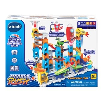 VTECH Marble Rush Launch Pad: The easy-to-follow leveled guide includes three different builds from beginner to advanced - 80-542203