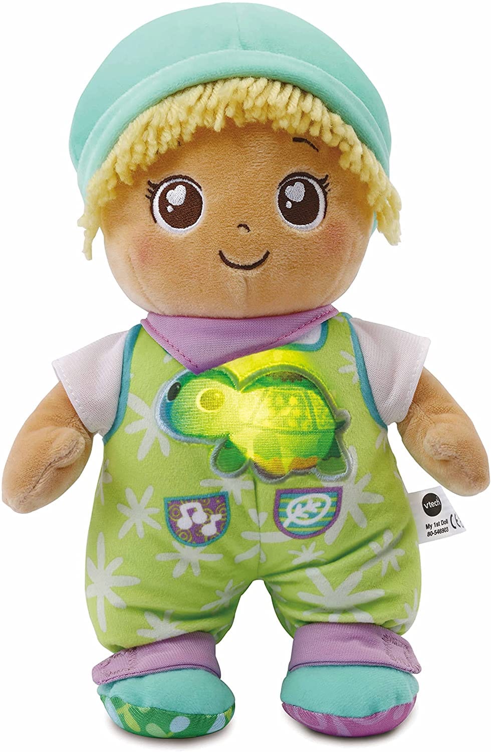 V-TECH  My 1st Doll Emma: A perfect playtime companion for newborns, this cute soft fabric doll features Day and Night modes - 546903 ebuystt