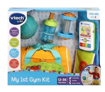 V-TECH  My 1st Gym Kit: Strengthen motor skills with at-home pretend gym equipment designed for little ones - 548003