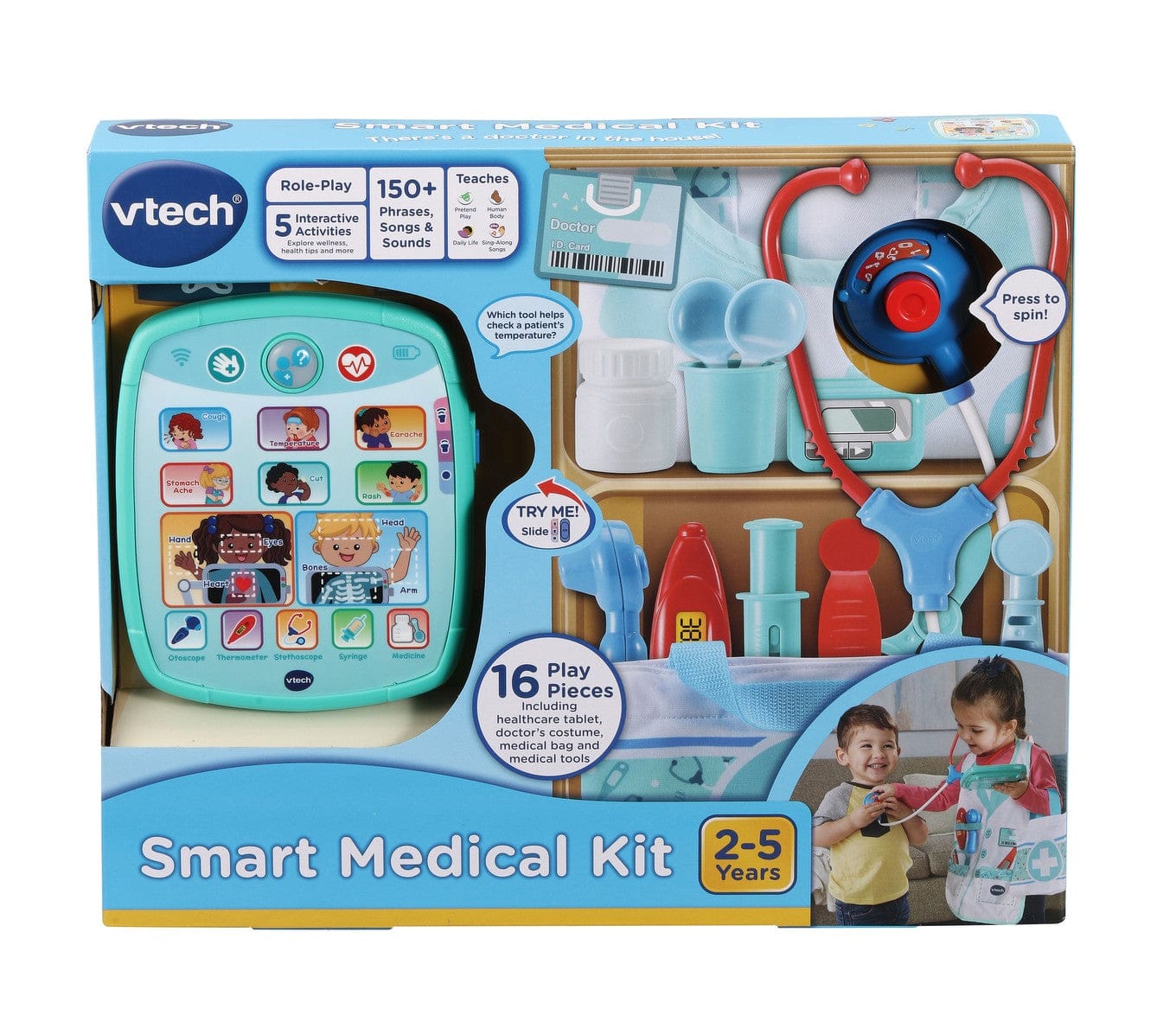 VTECH Smart Medical Kit: it’s time to see your patients! Educational Toys for Kids- 80-552103 ebuystt
