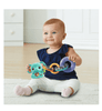 Vtech Stack Rattle & Link Elephant: I'm a cute, colourful elephant. Come and play with me! Five textured, plastic & fabric rings are great for baby to feel & stack - 80-557503