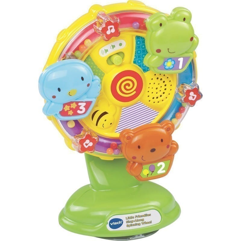 V-TECH  Sing Along Spinning Wheel: 3 press animal buttons teaching animal name, their sound and a playful song - 165903 ebuystt