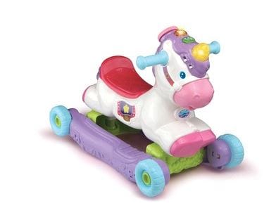 V-TECH  Rock & Ride Unicorn: light up buttons introduces the unicorn itself and colours to your little one and enhance fine motor skill development - 80-192303 ebuystt