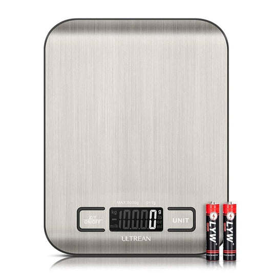 Ultrean Food Scale, Digital Kitchen Scale Weight Grams and Ounces for Baking and Cooking, 6 Units with Tare Function, 11lb (Batteries Included) - WIL-204 Pie's Variety Store