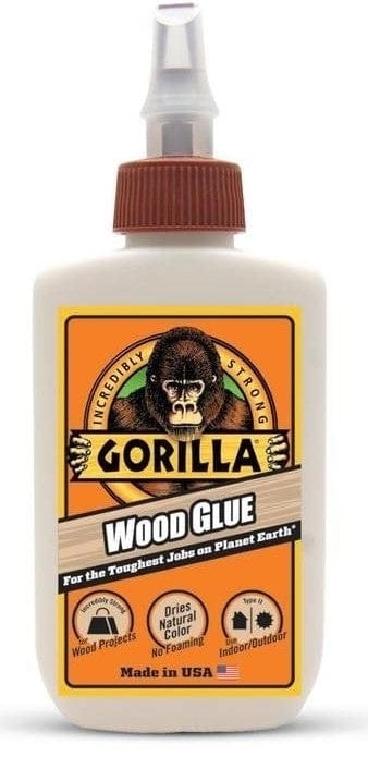 Gorilla Wood Glue, Stronger, Faster Wood Glue with Shorter Clamp Time. Ideal for Building, Carpentry or Hobby Projects Using Any Type of Wood MEGA