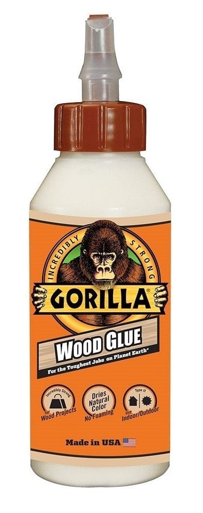 Gorilla Wood Glue, Stronger, Faster Wood Glue with Shorter Clamp Time. Ideal for Building, Carpentry or Hobby Projects Using Any Type of Wood MEGA