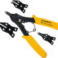 Worksite Pro. 4-in-1 Snap Ring Plier 10-50mm Combination Clip Retaining, Multifunctional, Interchangeable. A plier with replaceable head, easy to use. The perfect choice for any job around the house or at the construction site.-WT1128 Worksite Hand Tools
