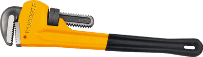 Worksite Pipe Wrench 10 inch 250mm, Dipped Handle, Heavy Duty, Jaw Material made of Drop-forged with high quality carbon steel. Accurately machined jaws and adjustment nut. For Tightening, Removing, WT1161 Worksite Hand Tools