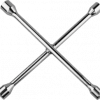 "Worksite 4 Way Lug Wrench, Cross Spanner, Socket Wrench. Portable & Professional Combined Tire Wrench. Remove Car Wheel Lug Nut, High quality carbon steel, special heat treatment, all polished chrome surface- WT2186" Worksite Hand Tools