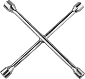 "Worksite 4 Way Lug Wrench, Cross Spanner, Socket Wrench. Portable & Professional Combined Tire Wrench. Remove Car Wheel Lug Nut, High quality carbon steel, special heat treatment, all polished chrome surface- WT2186" Worksite Hand Tools