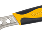 Worksite Adjustable Wrench 8 Inches(200MM), Made of Highly Durable Chrome Vanadium Steel,  Heat Treated Steel for Added Durability Rust-Resistant Finish for Protection Against the Harshest Weather Elements -WT2510 Worksite Hand Tools