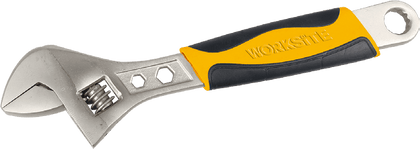 Worksite Adjustable Wrench 8 Inches(200MM), Made of Highly Durable Chrome Vanadium Steel,  Heat Treated Steel for Added Durability Rust-Resistant Finish for Protection Against the Harshest Weather Elements -WT2510